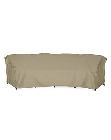 Sunpatio Curved Sofa Cover 190 L 128, Curved Outdoor Patio Furniture Covers