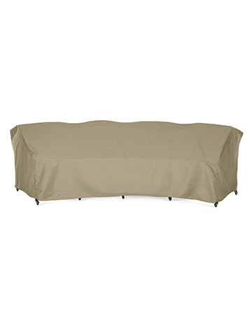 Sunpatio Curved Sofa Cover 190 L 128 Sunpatio Curved Sofa Cover 190 L 128, Curved Outdoor Patio Furniture Covers