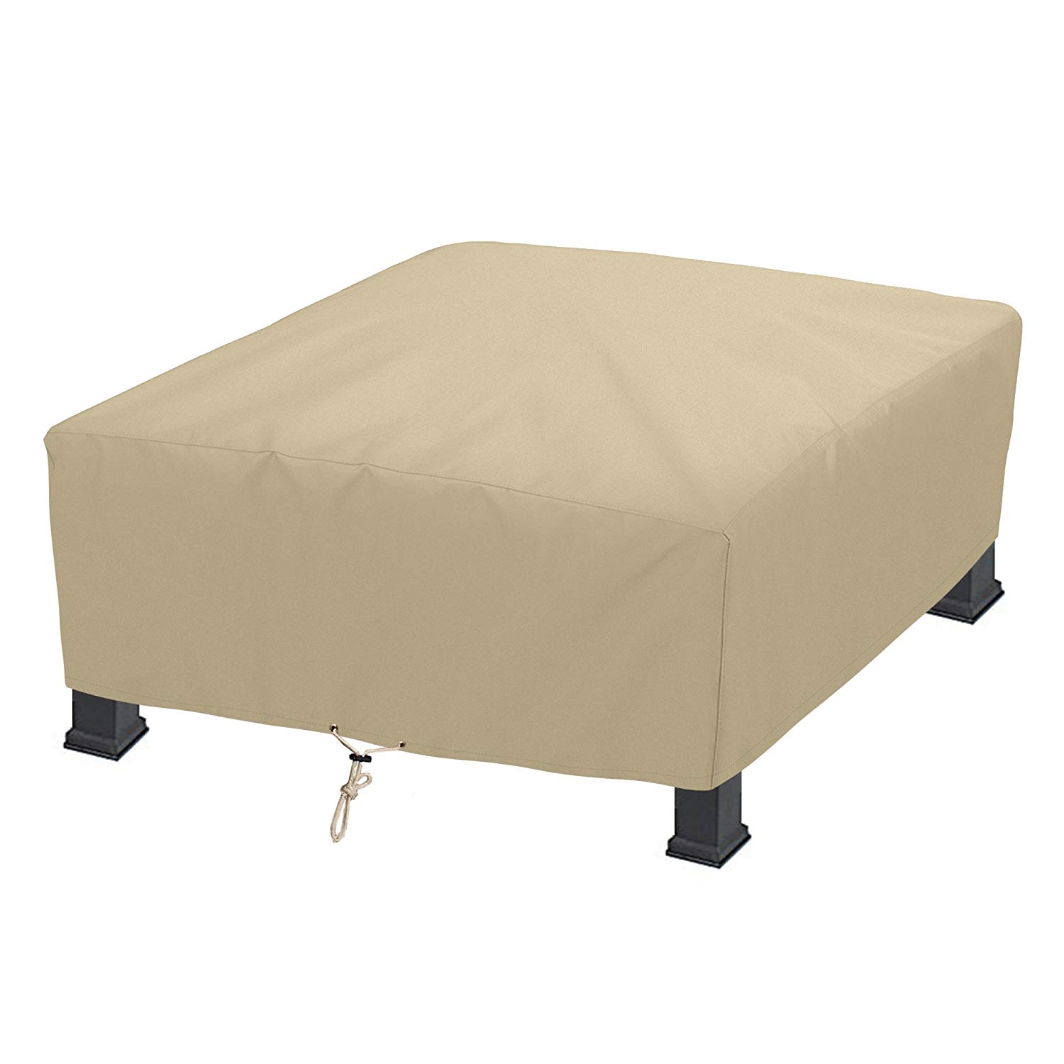 SunPatio Outdoor Square Fire Pit Cover 42 Inch SunPatio