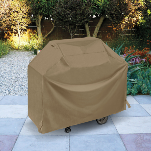Heavy Duty Patio BBQ Grill Cover Waterproof Outdoor Barbecue Grill 60 inch brown 